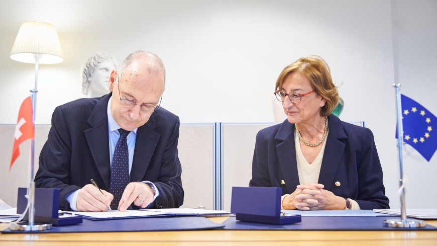 Switzerland signs Convention 108+