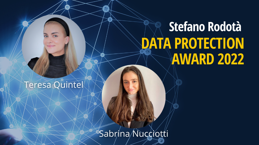 Congratulations to the winners of the 4th Stefano Rodotà Award
