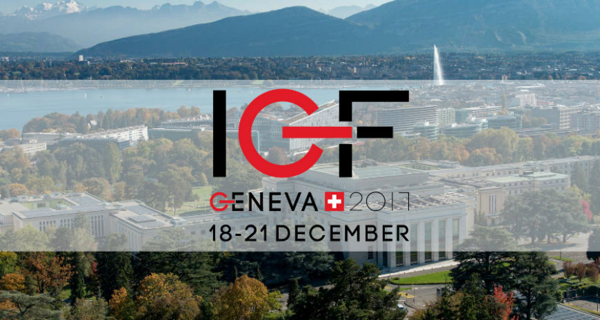 Busy week in Geneva with the IGF and the Bureau meeting