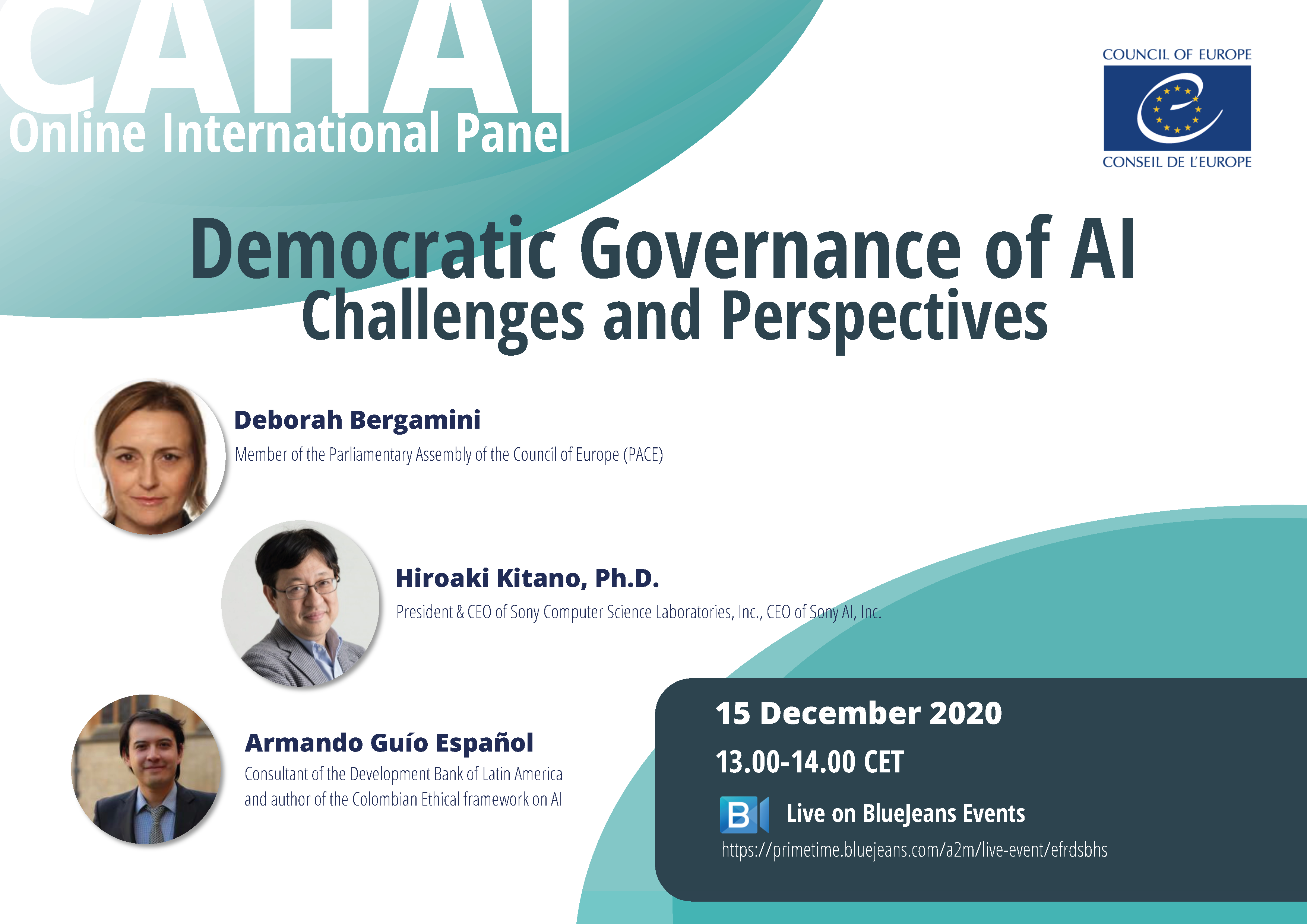 #02 - CAHAI International Panel, Democratic governance of AI: challenges and perspectives