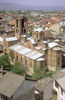 Eglise Notre-Dame-de-Ljeviska (dbut du XIVe sicle) - vue d'ensemble